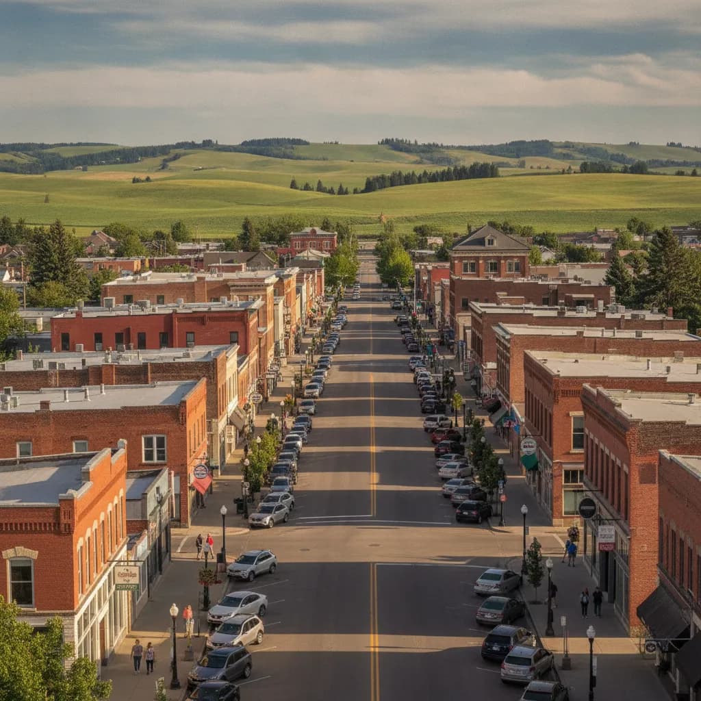 View of Moscow, ID