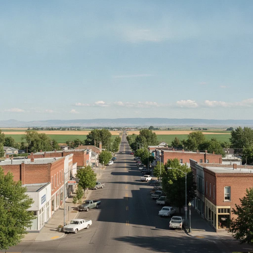 View of Rigby, ID
