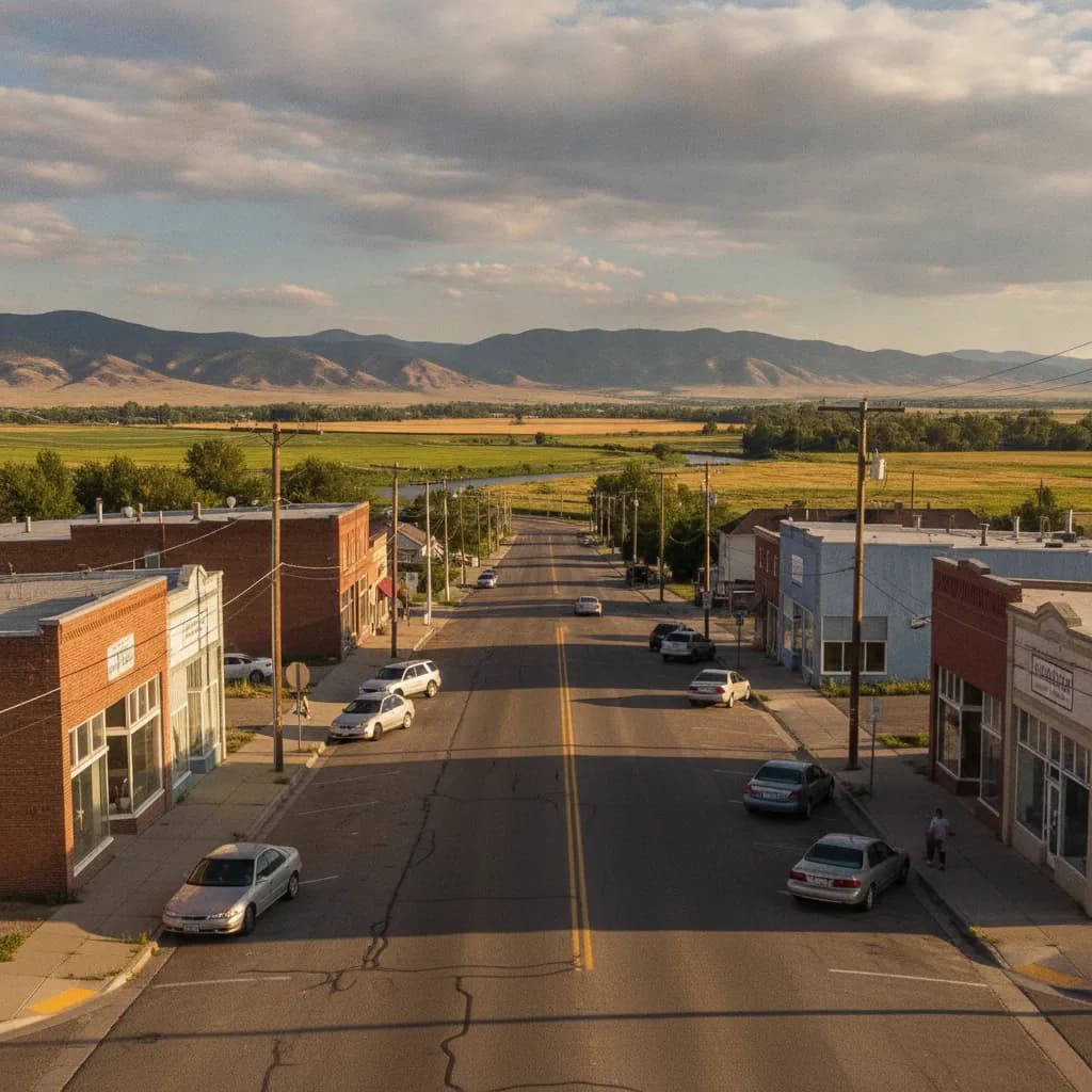 View of Shelley, ID