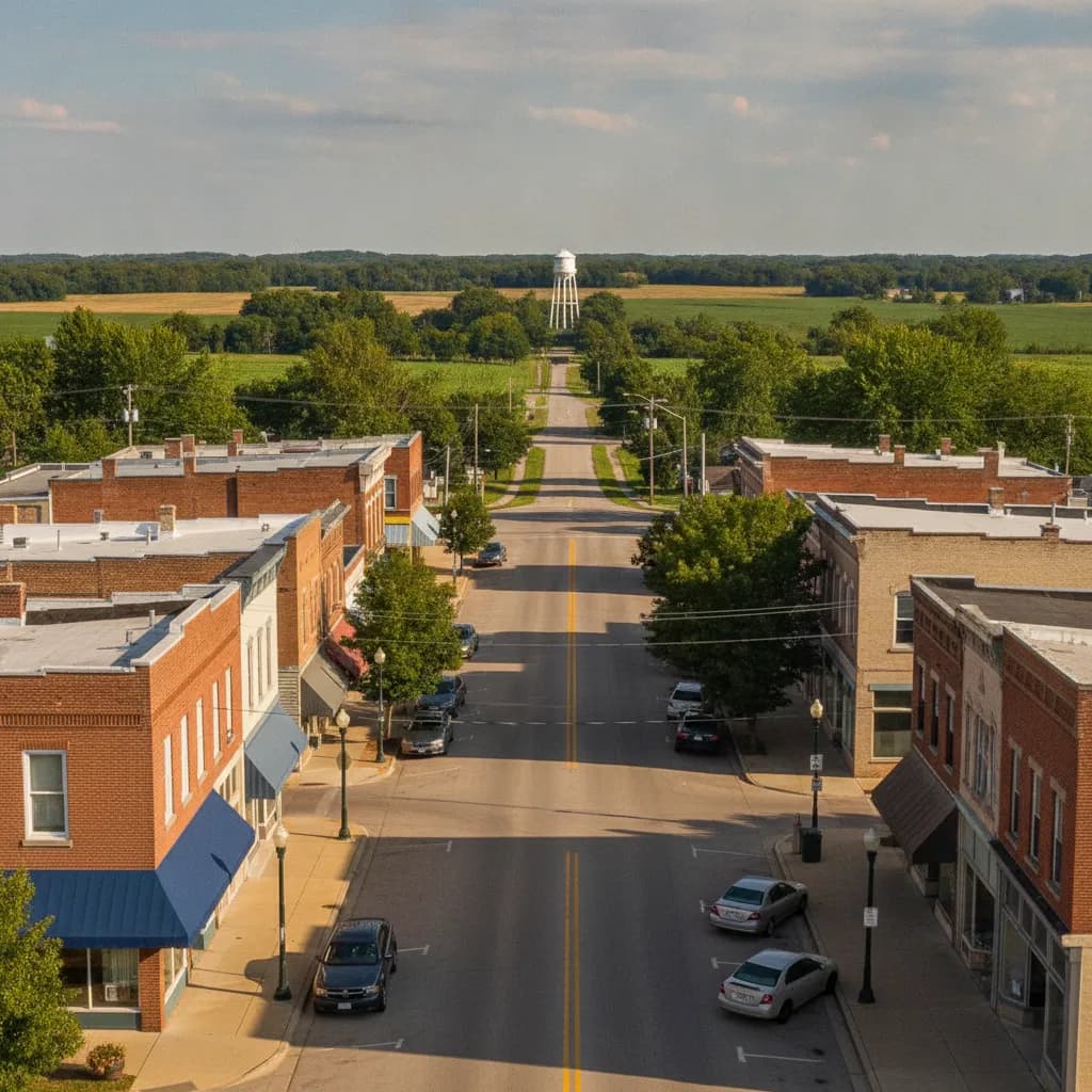 View of Aledo, IL