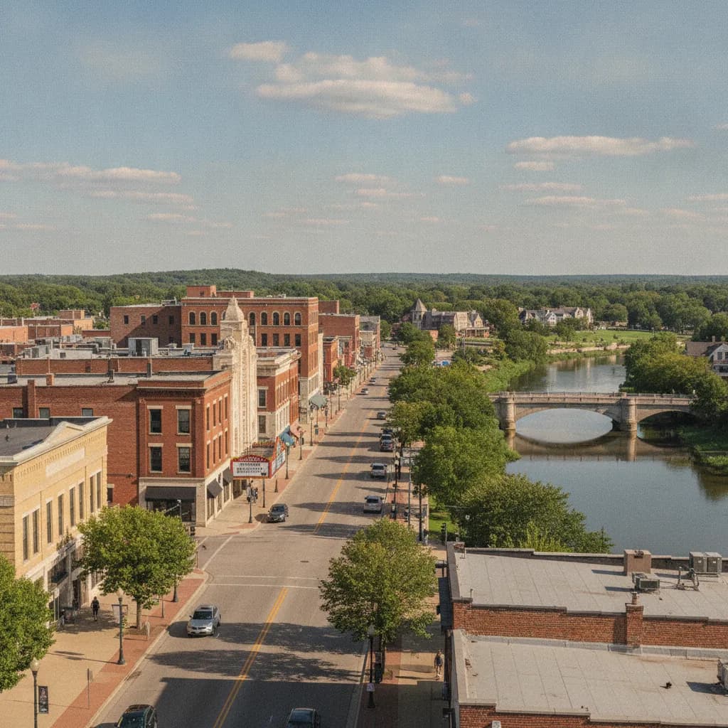 View of Aurora, IL