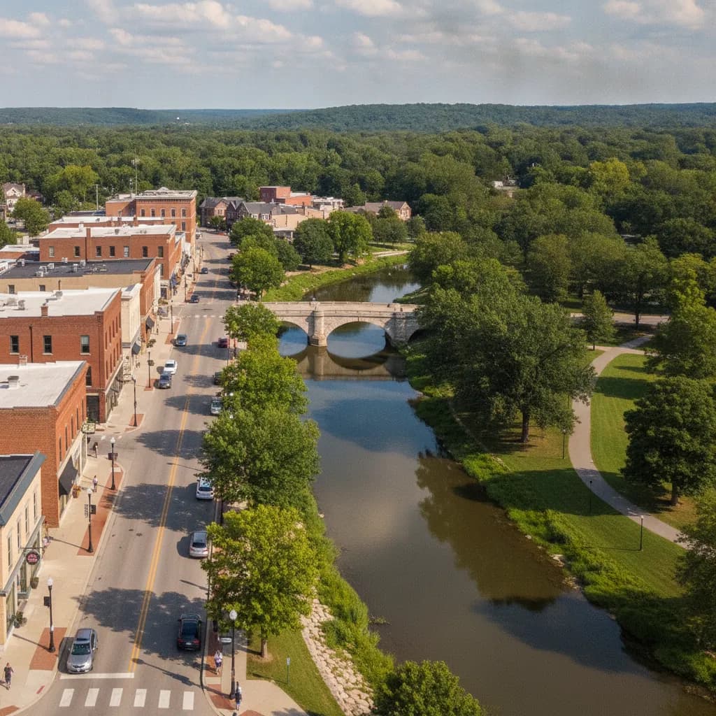 View of Batavia, IL