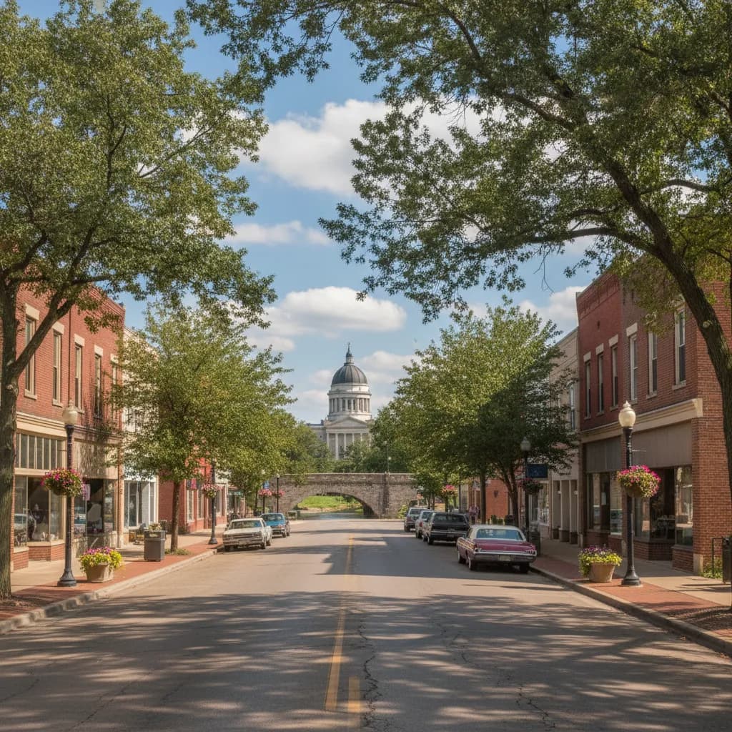 View of Belvidere, IL