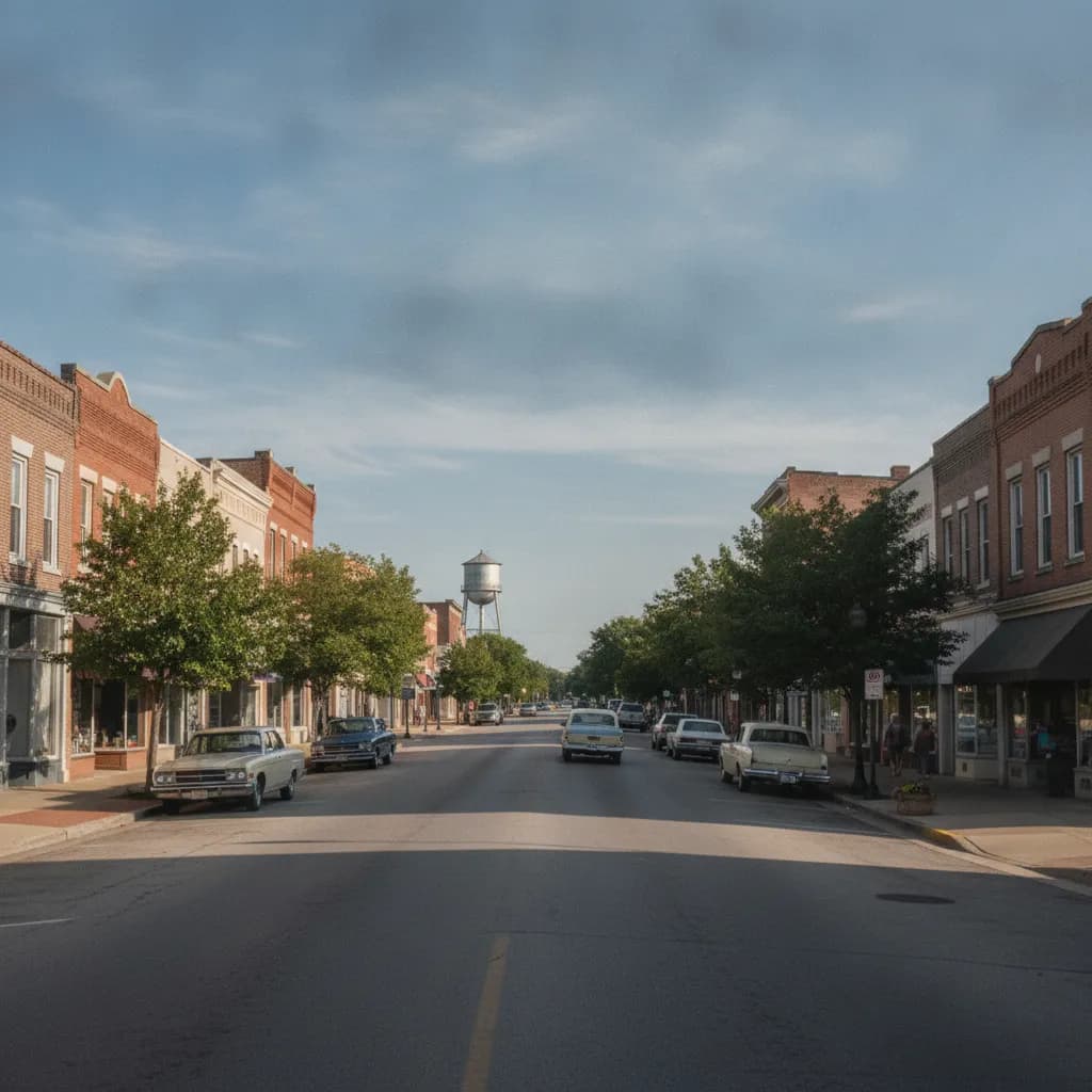 View of Benton, IL