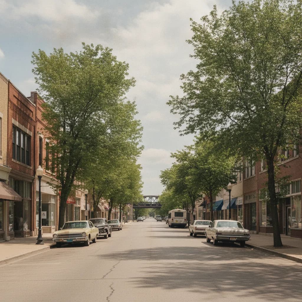 View of Blue Island, IL