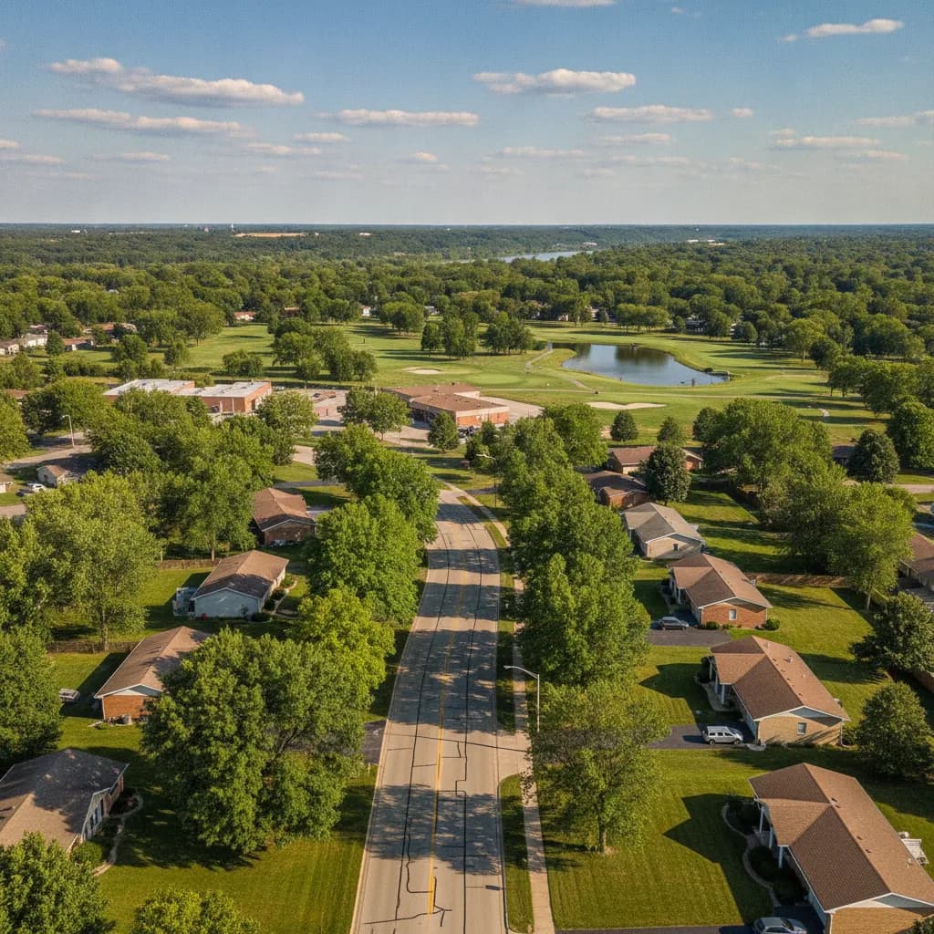 View of Boulder Hill, IL
