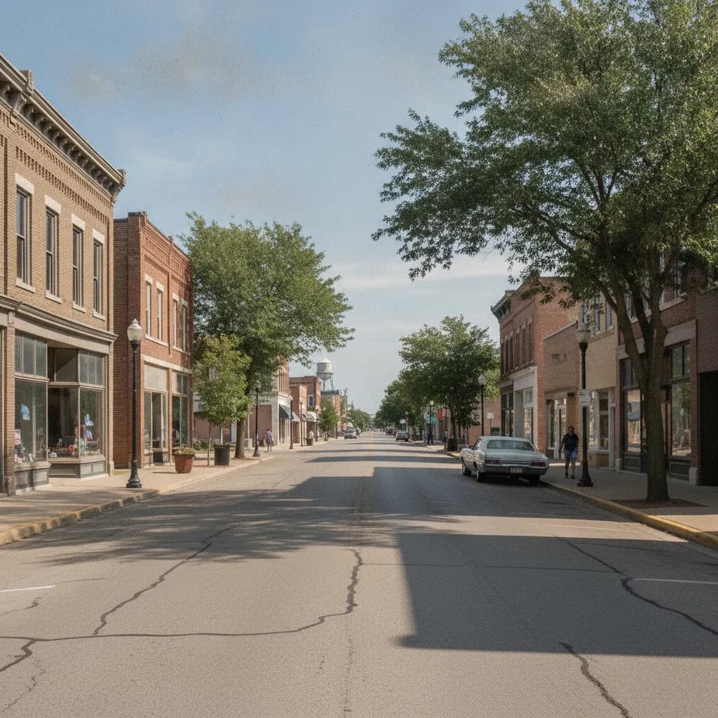 View of Braidwood, IL