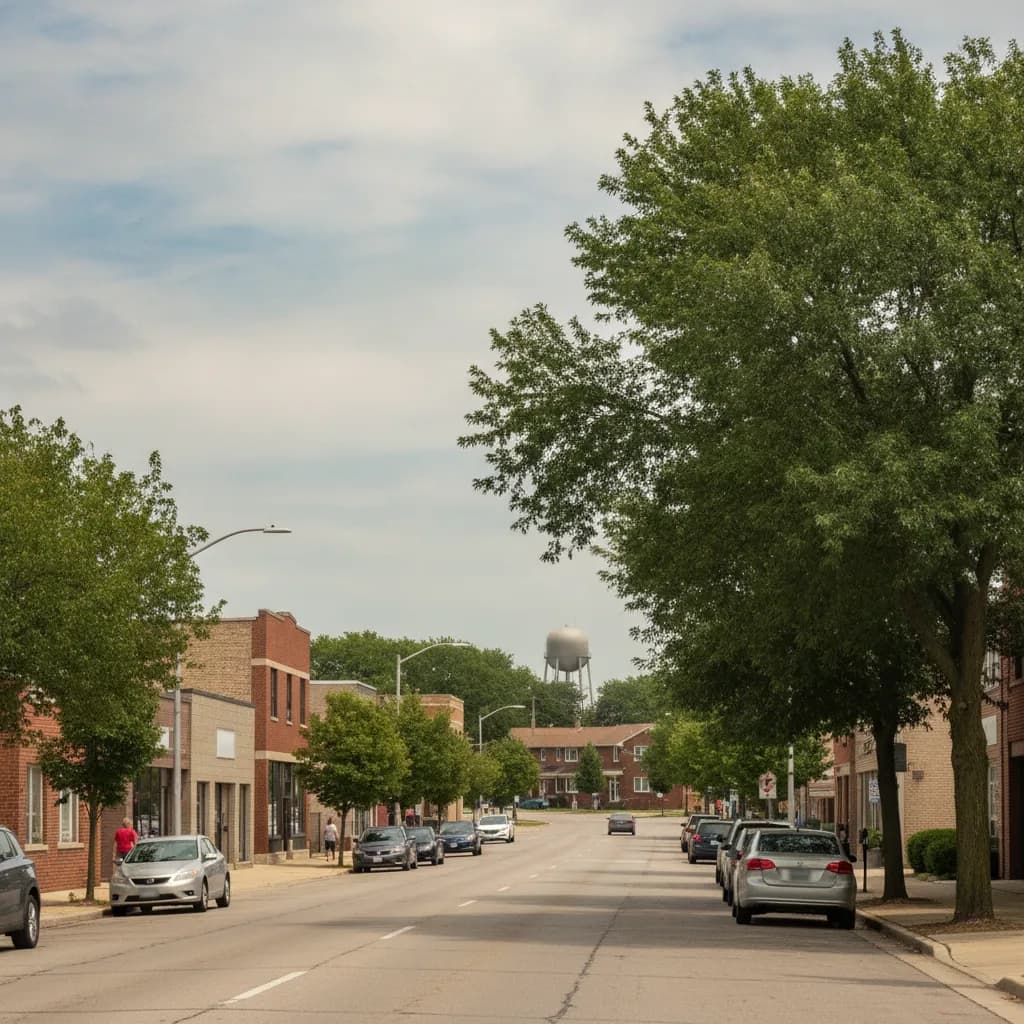 View of Burbank, IL