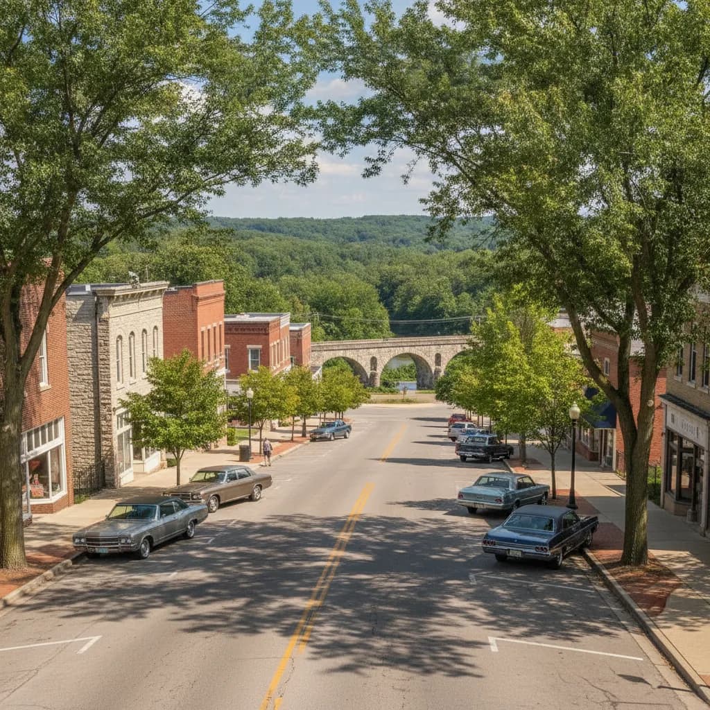 View of Byron, IL