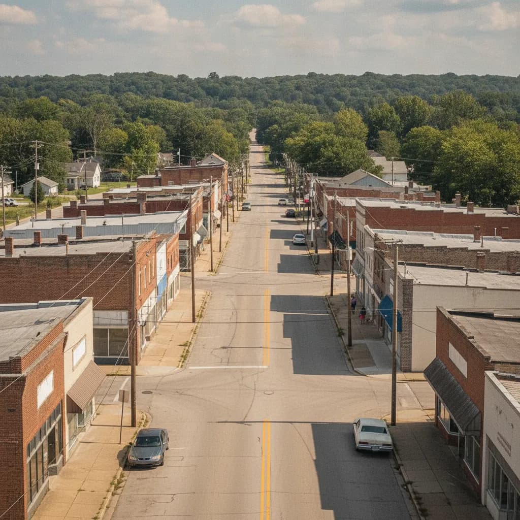 View of Cahokia Heights, IL