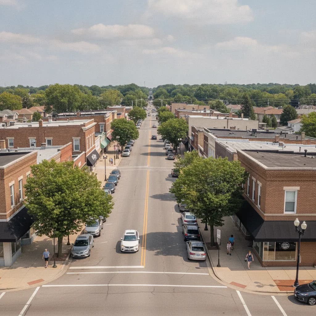 View of Calumet City, IL