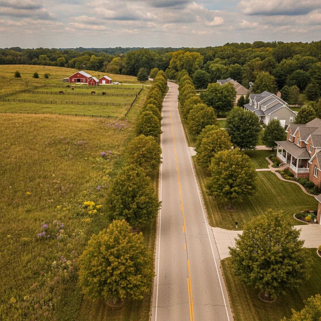 View of Campton Hills, IL