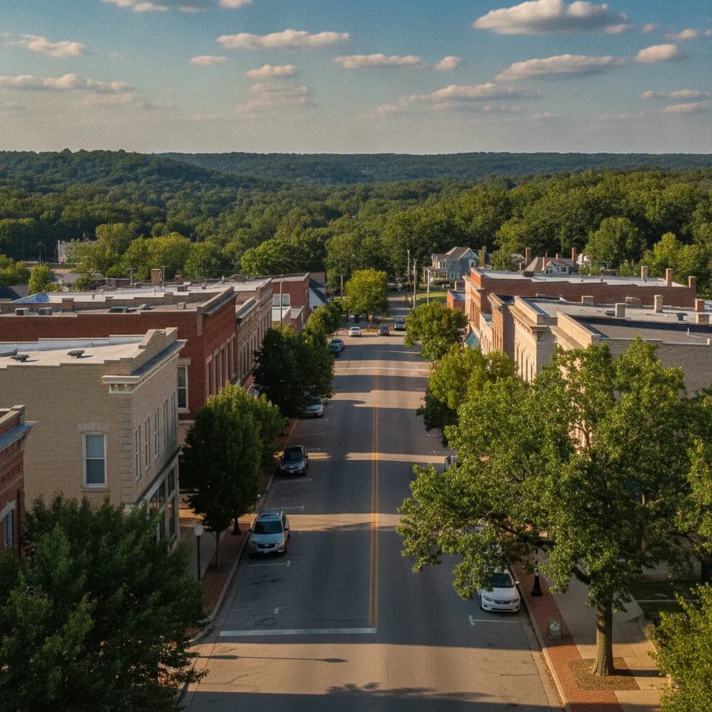 View of Carbondale, IL