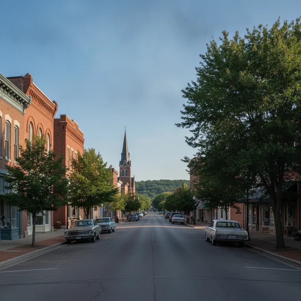 View of Carlinville, IL