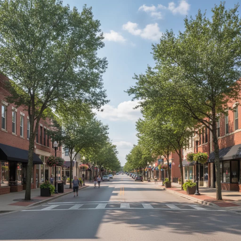 View of Champaign, IL