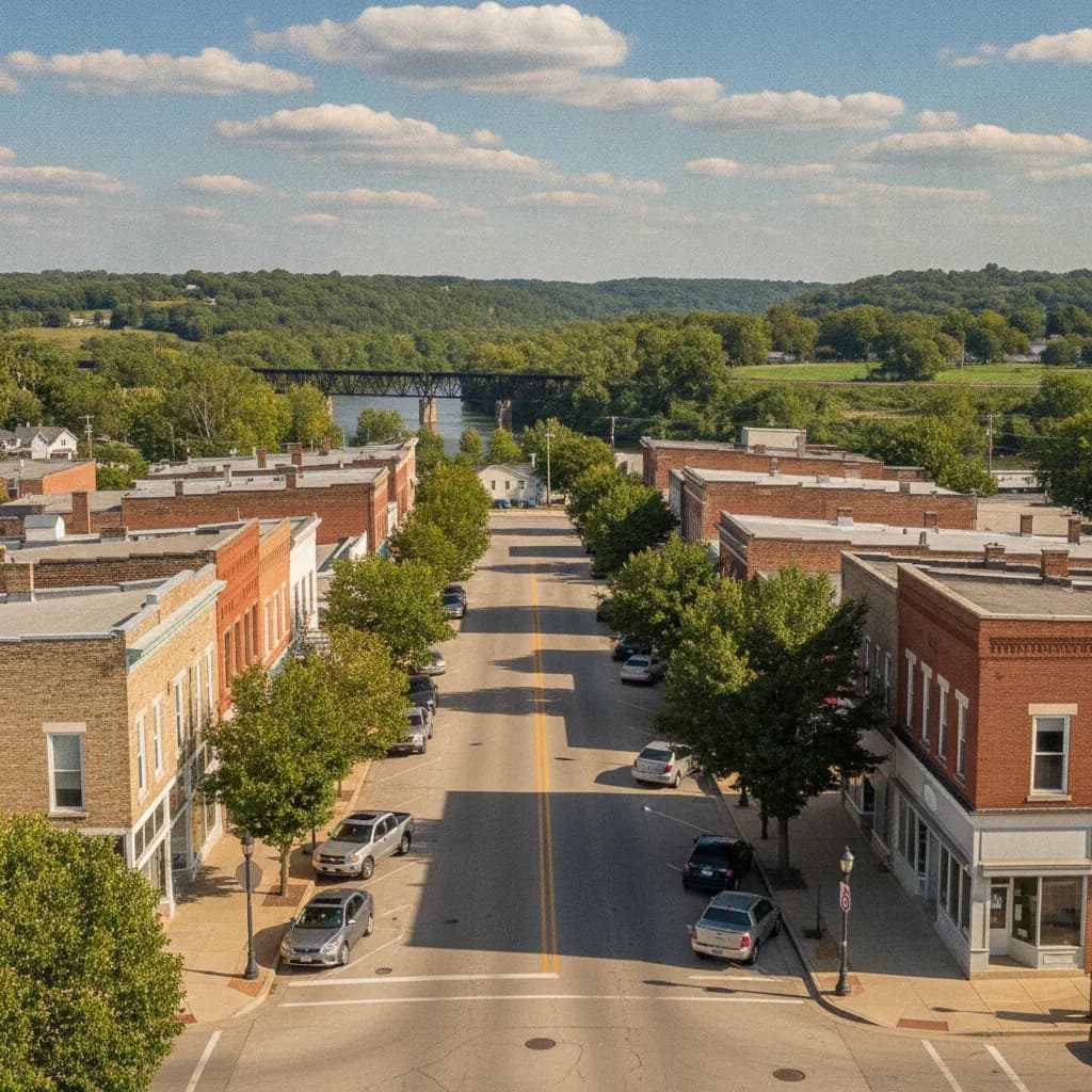 View of Chillicothe, IL