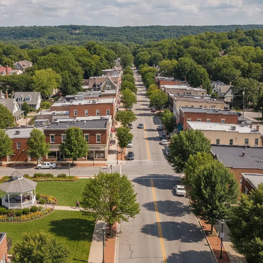 View of Clarendon Hills, IL