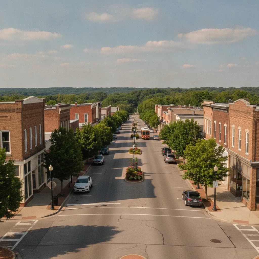 View of Columbia, IL