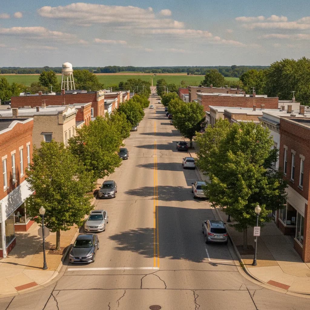 View of Cortland, IL