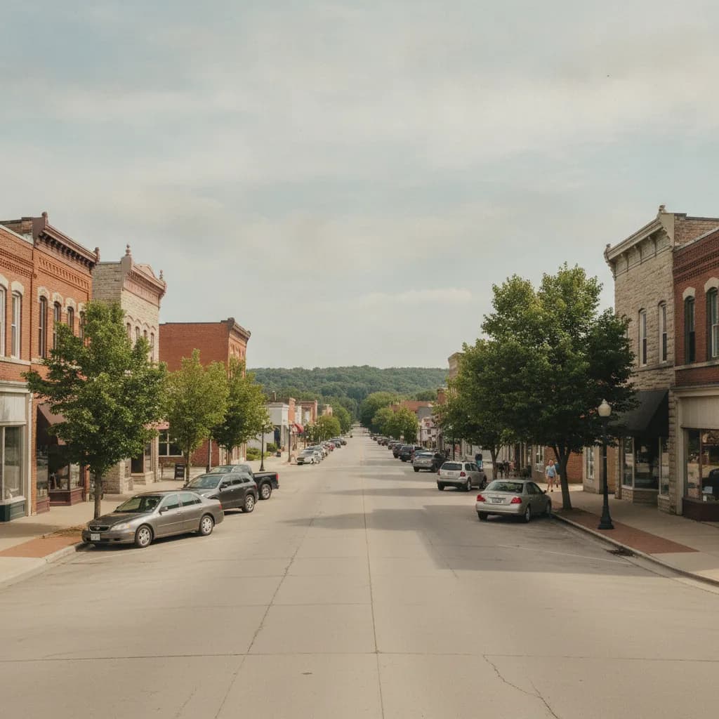View of Crete, IL