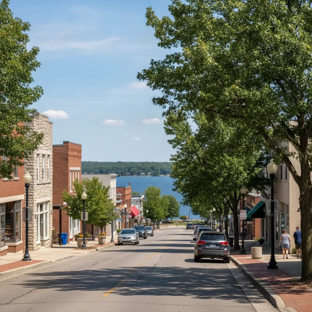 View of Crystal Lake, IL