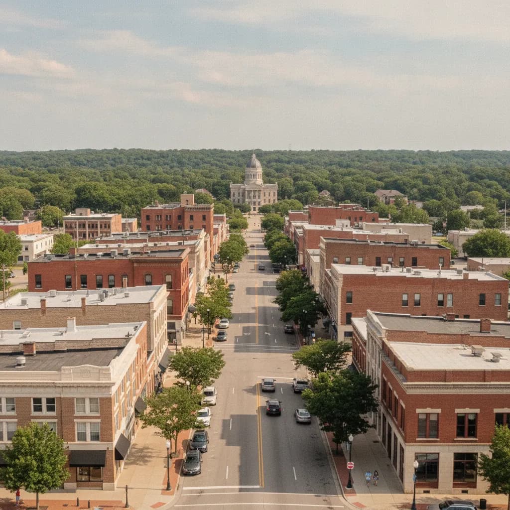 View of Danville, IL