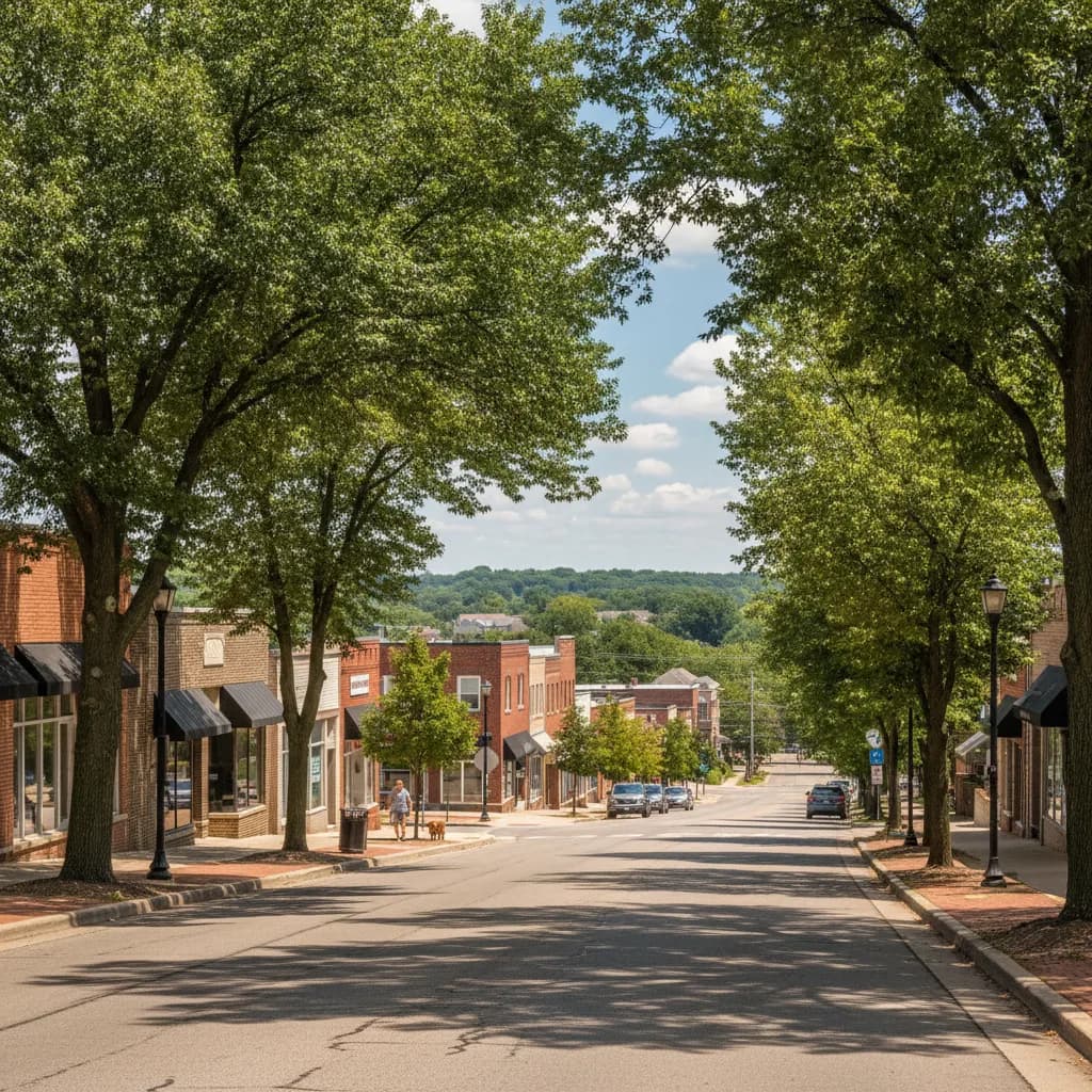 View of Darien, IL