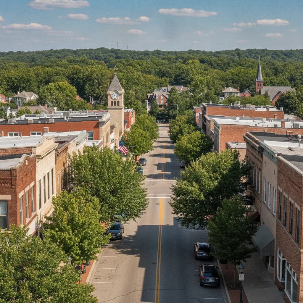 View of Downers Grove, IL