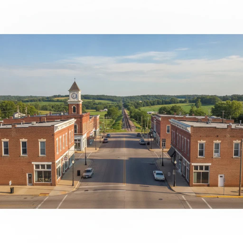 View of Du Quoin, IL