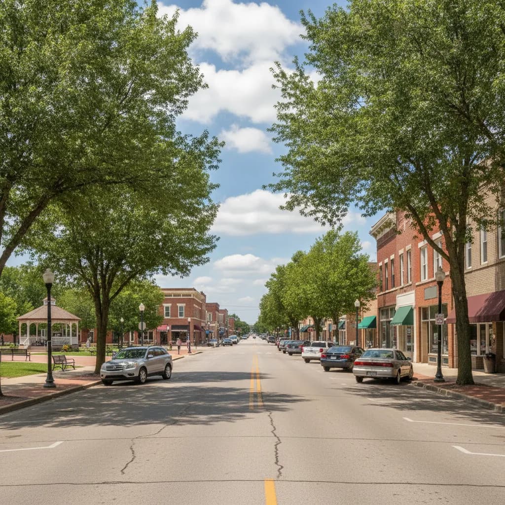 View of Dwight, IL