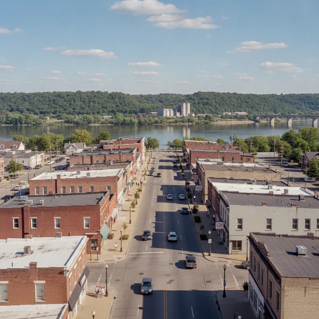 View of East Peoria, IL