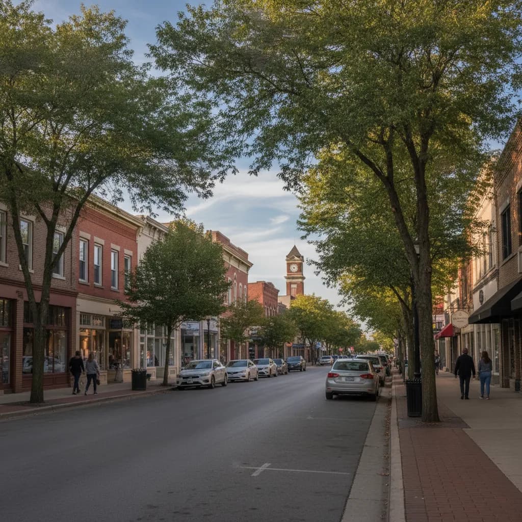 View of Elmhurst, IL
