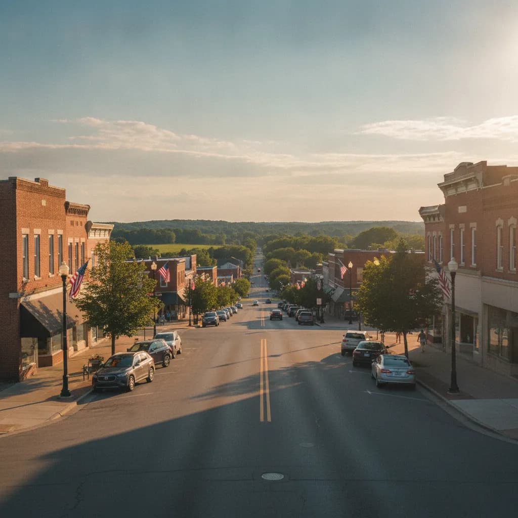 View of Flora, IL