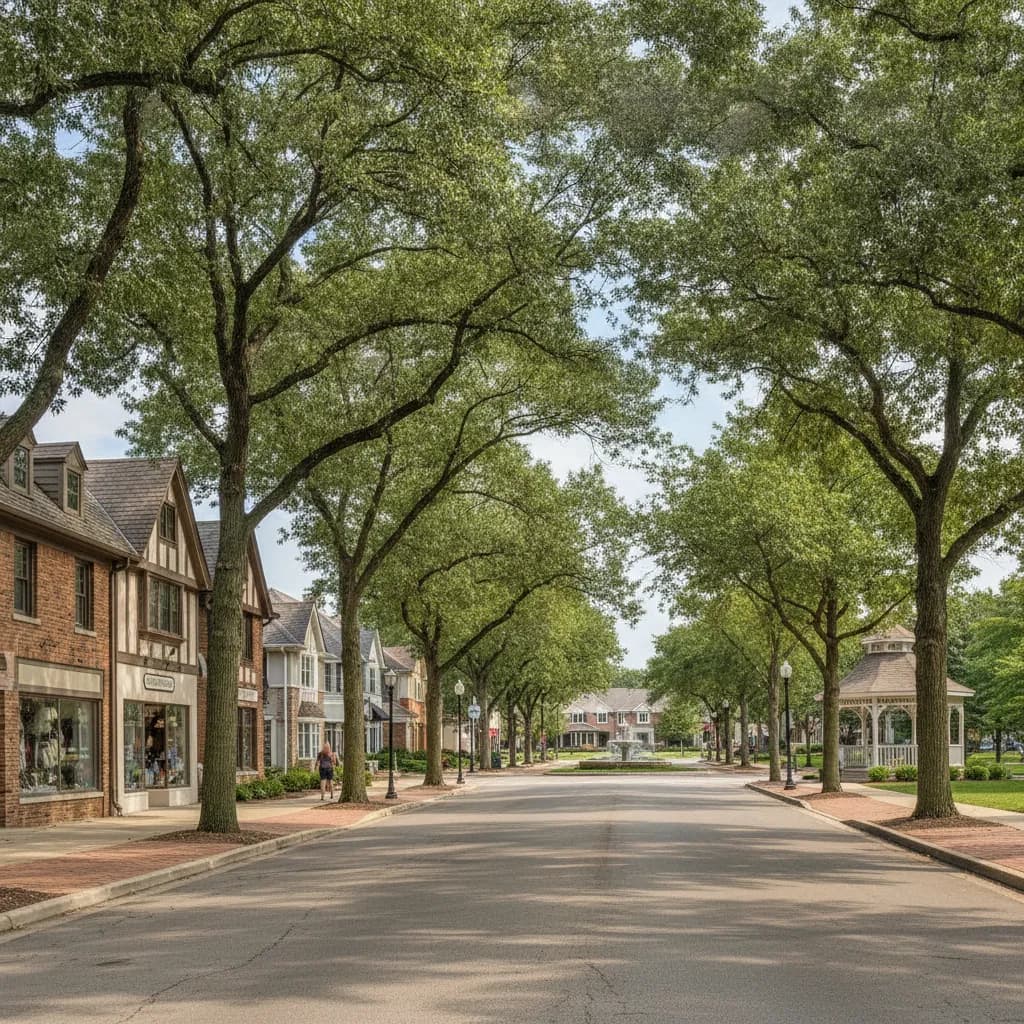 View of Flossmoor, IL