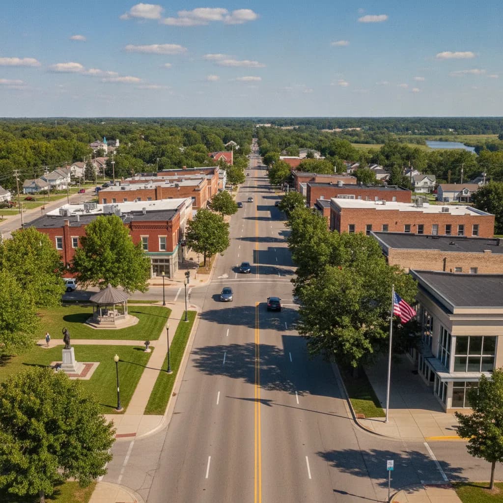 View of Forsyth, IL