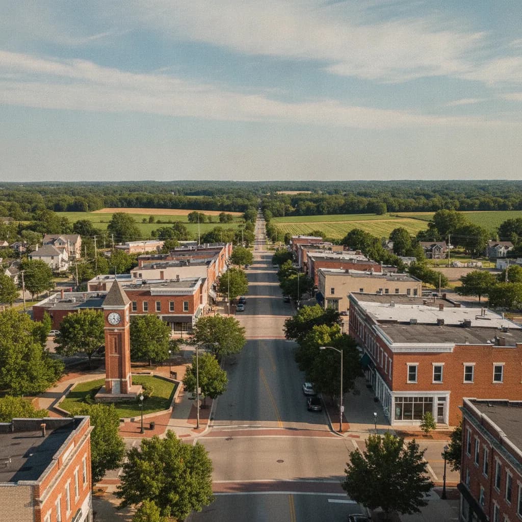 View of Frankfort Square, IL