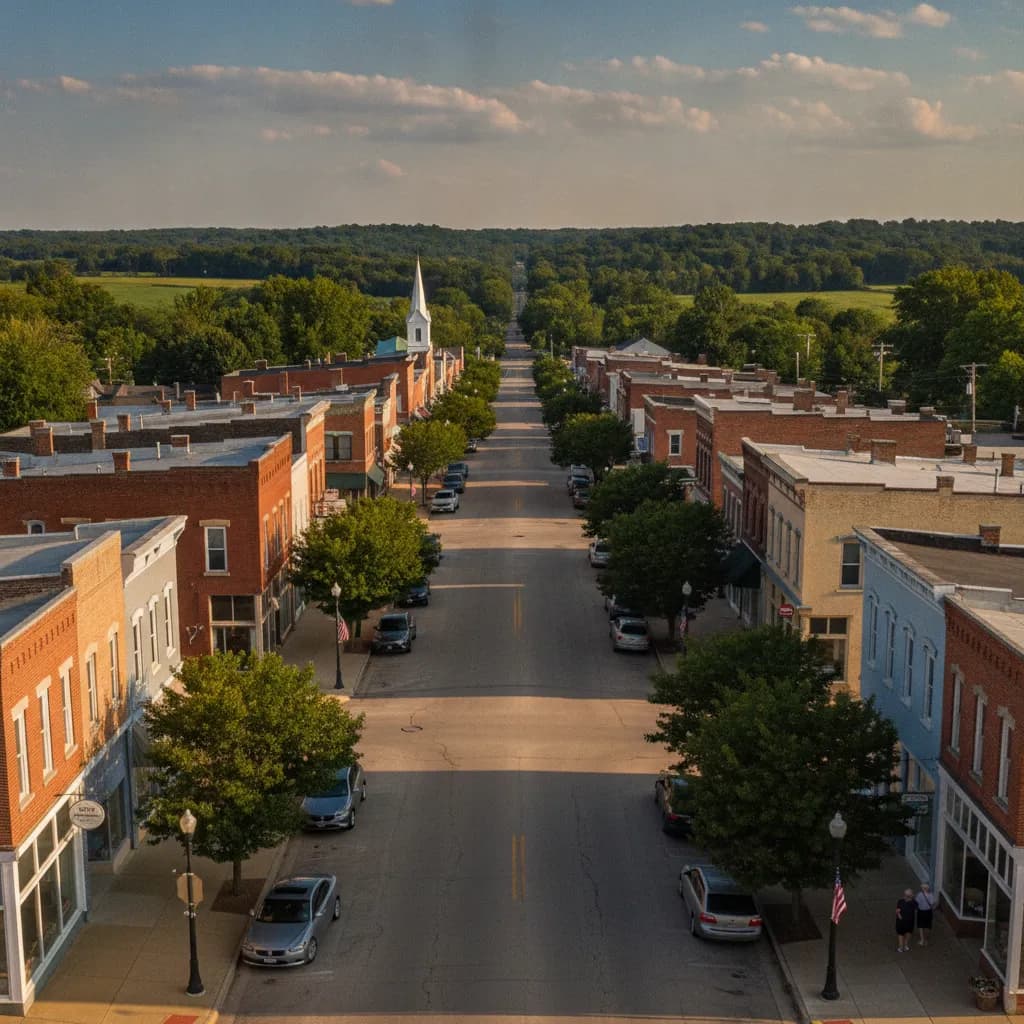 View of Freeburg, IL