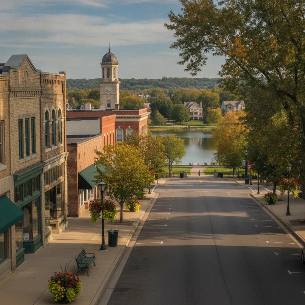 View of Glen Ellyn, IL
