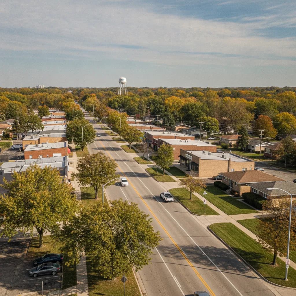 View of Glendale Heights, IL