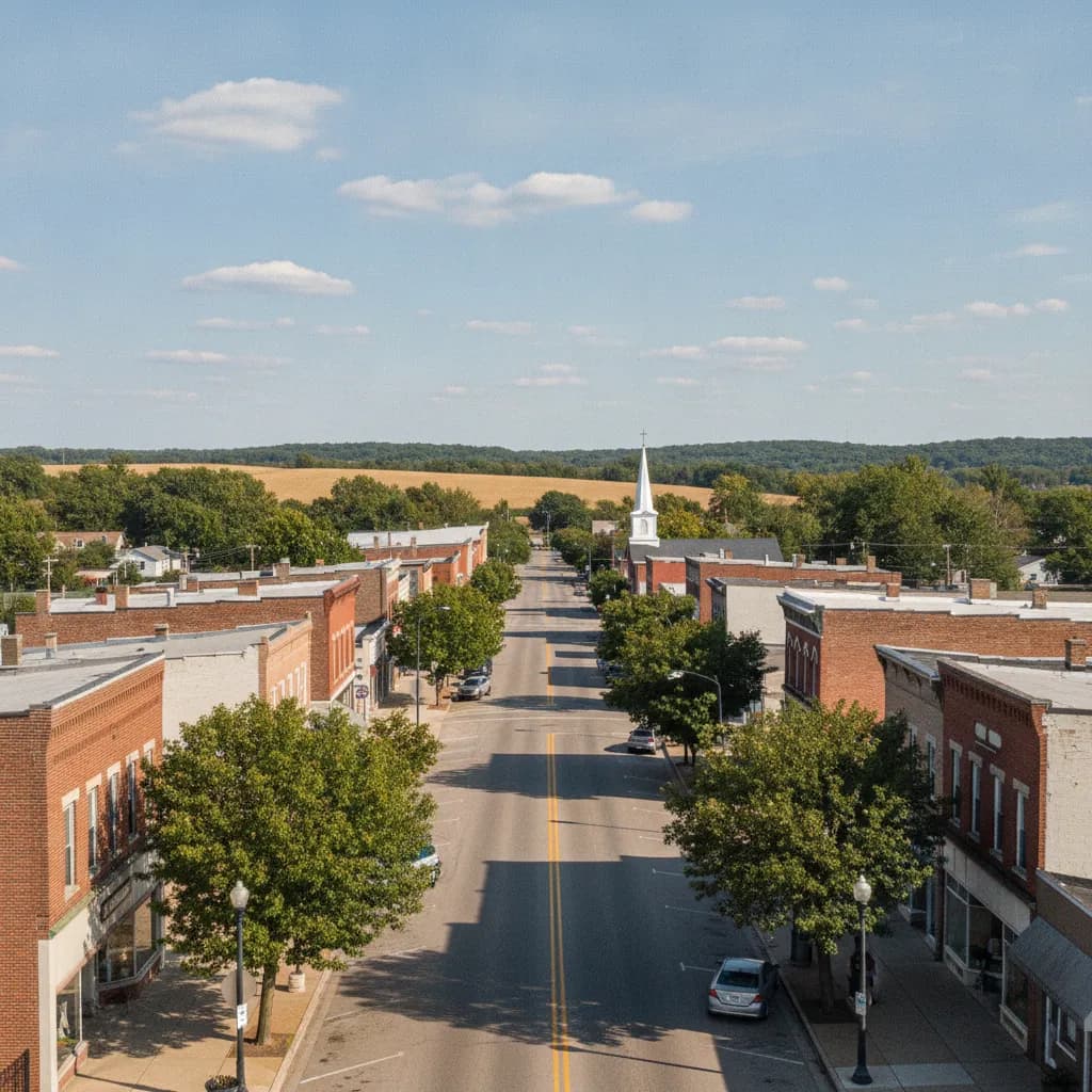 View of Hampshire, IL