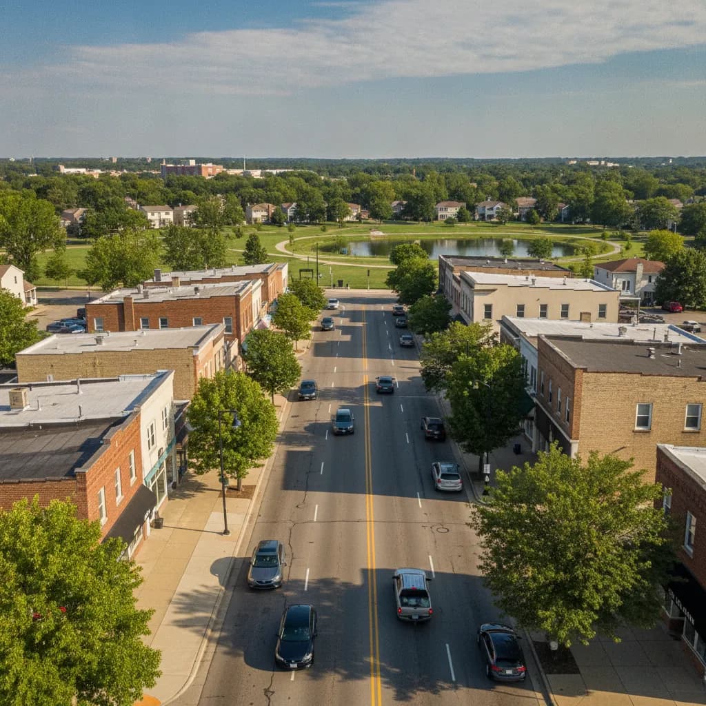 View of Hanover Park, IL