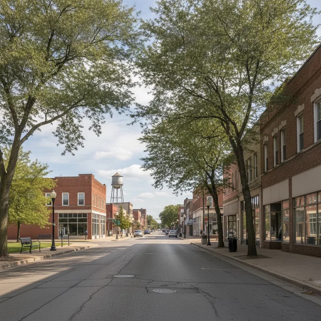 View of Harvey, IL