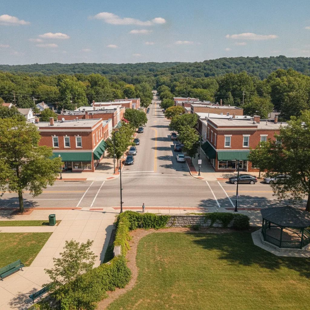 View of Hickory Hills, IL