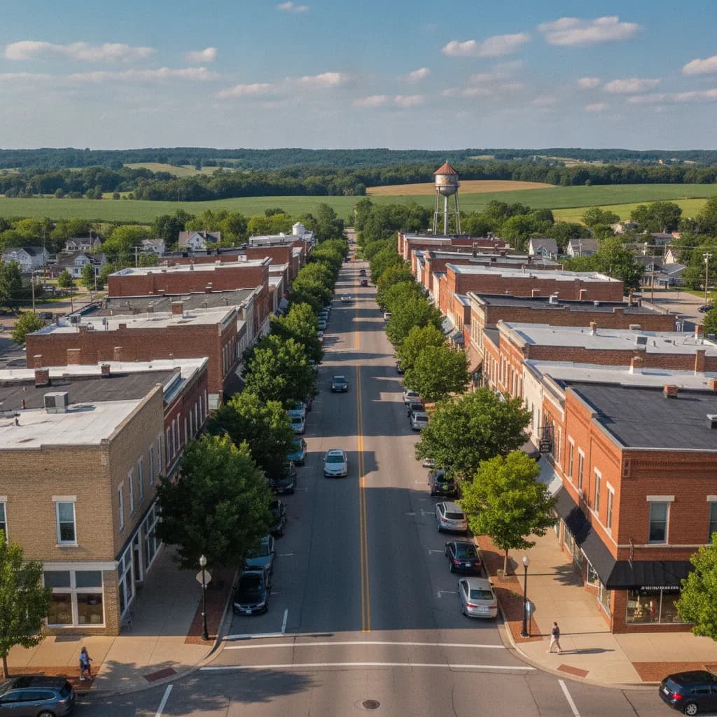 View of Highland, IL