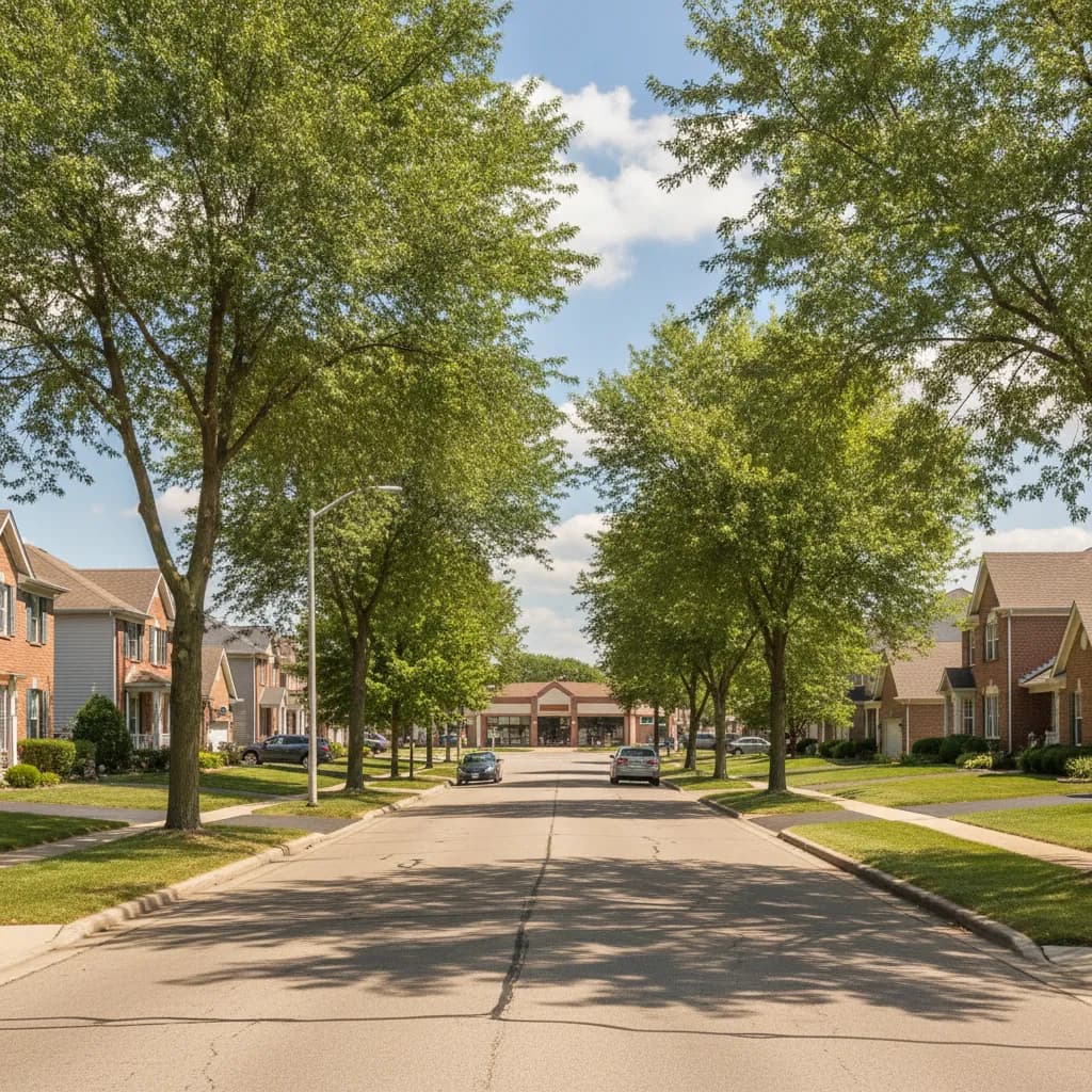 View of Hoffman Estates, IL