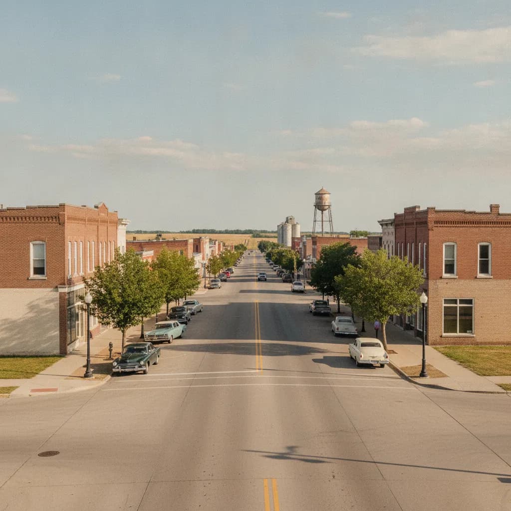 View of Hoopeston, IL