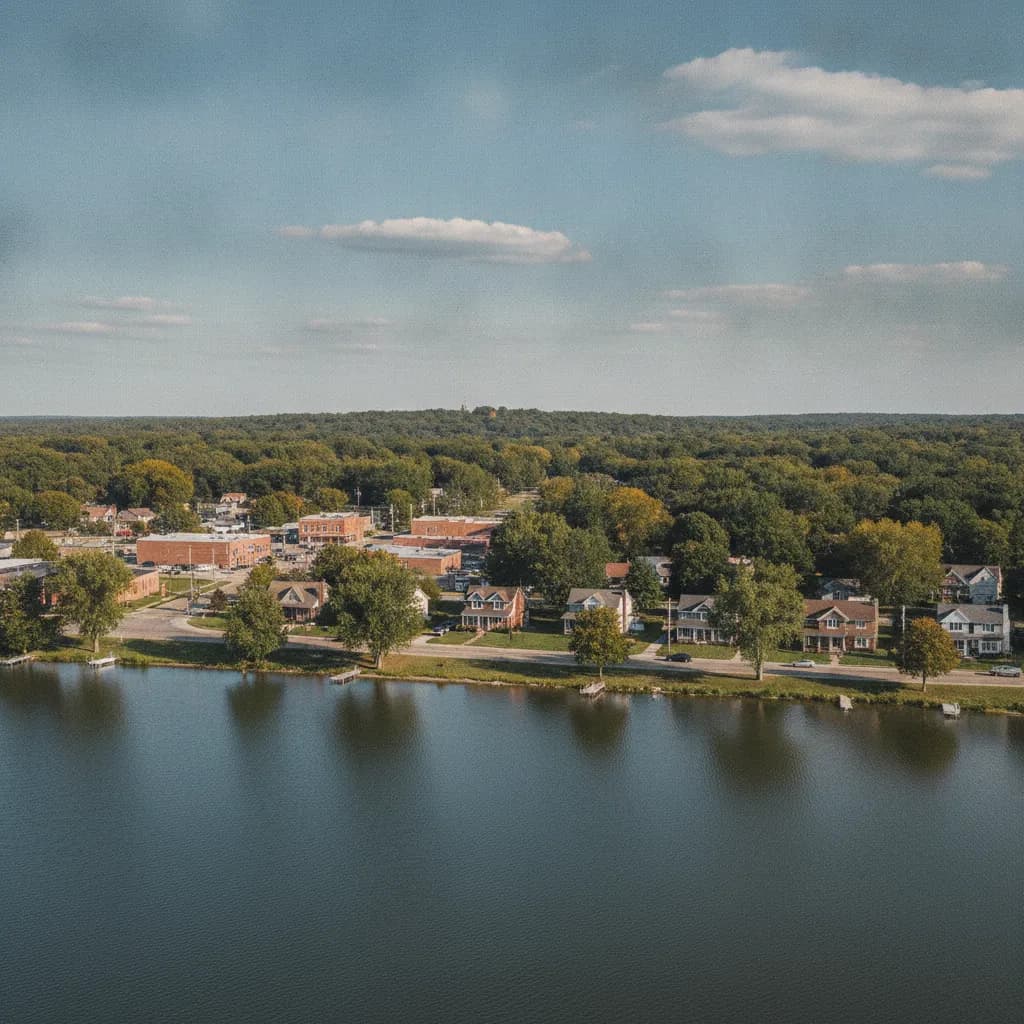 View of Island Lake, IL
