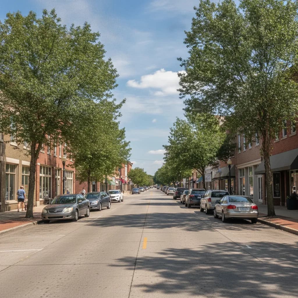 View of Jacksonville, IL