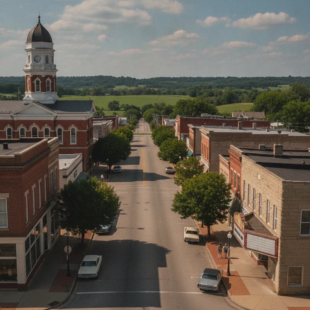 View of Jerseyville, IL