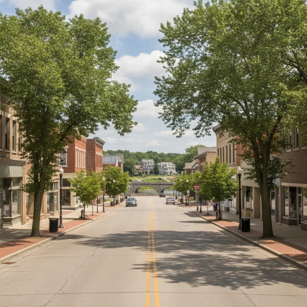 View of Kankakee, IL